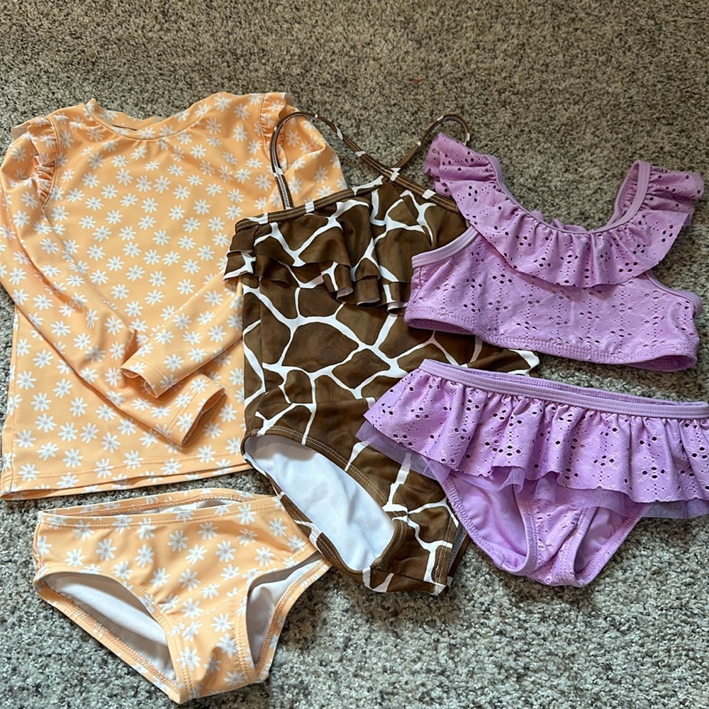 Lot of Toddler Bathing Suits